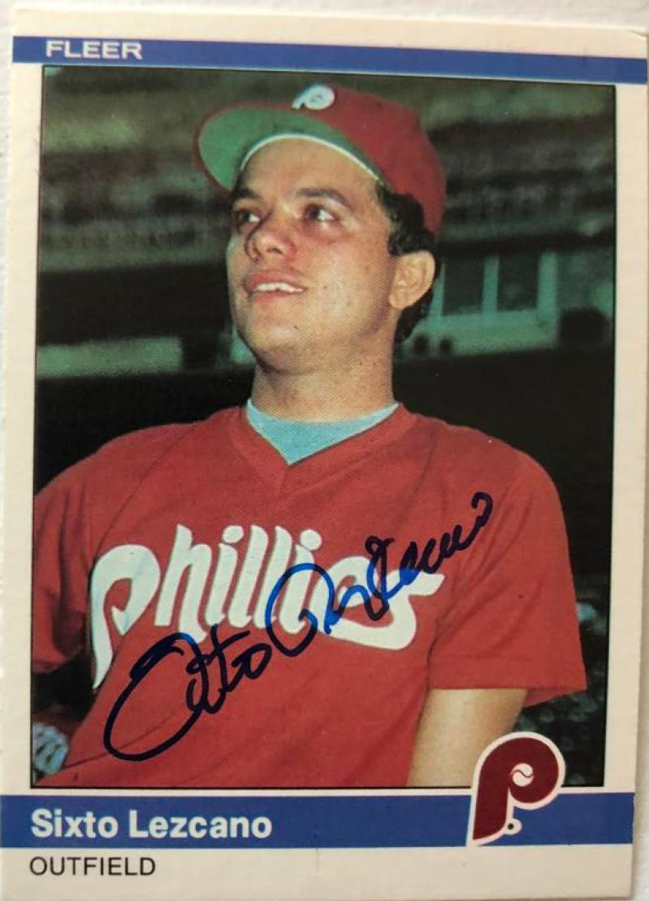 Sixto Lezcano Autographed Memorabilia