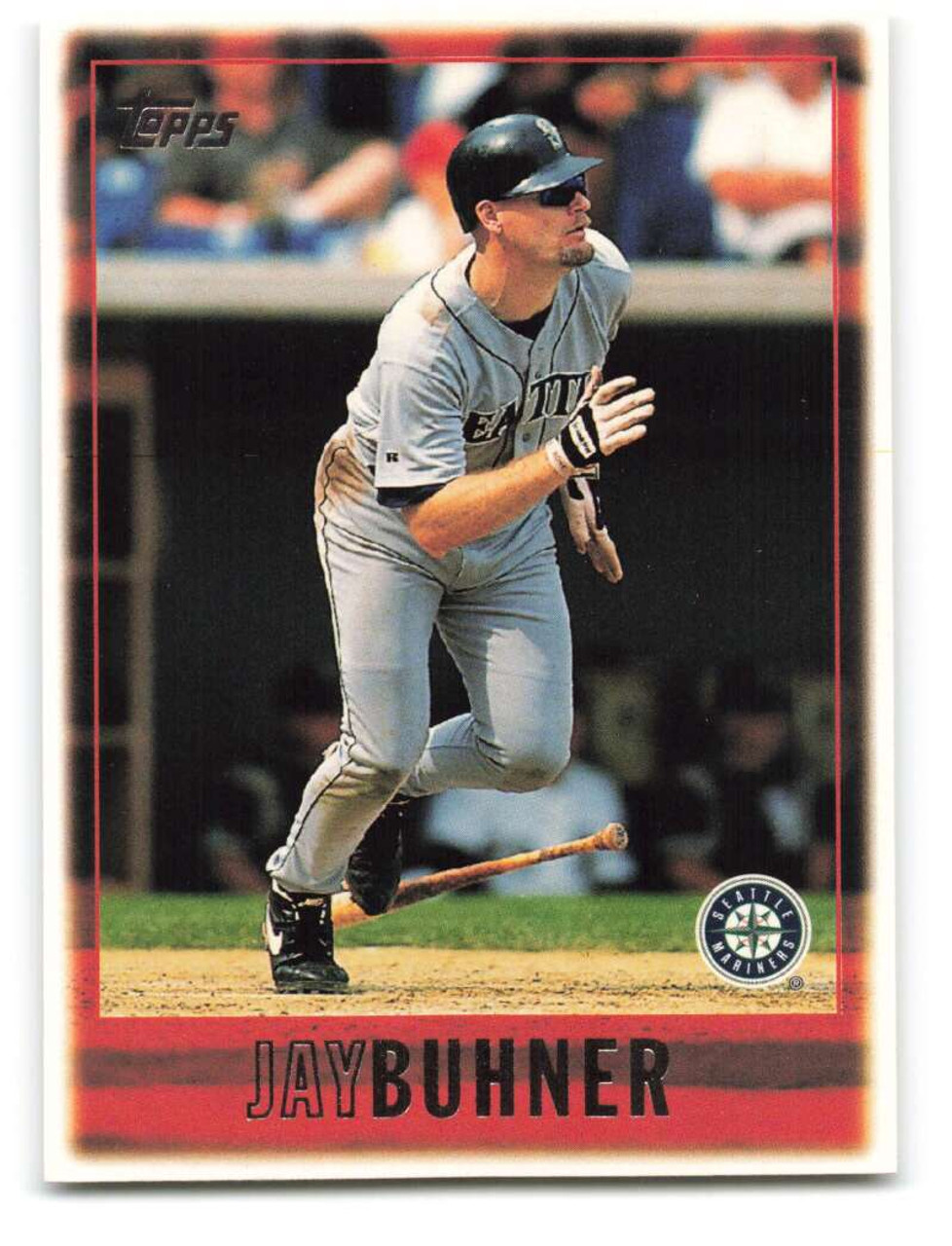 1997 Topps #40 Jay Buhner VG Seattle Mariners - Under the Radar Sports