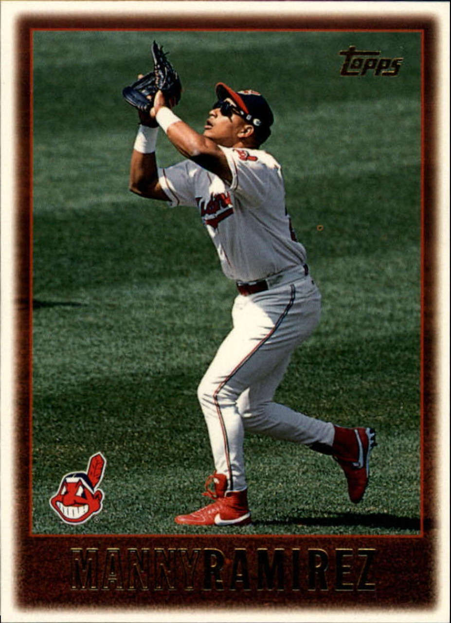  Manny Ramirez baseball card (Cleveland Indians Red Sox