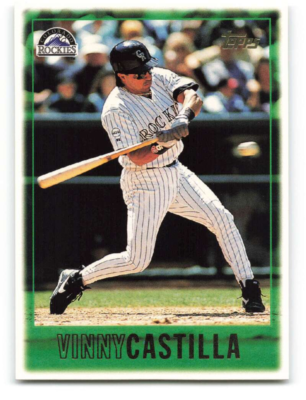 1996 Topps #188 Vinny Castilla VG Colorado Rockies - Under the Radar Sports