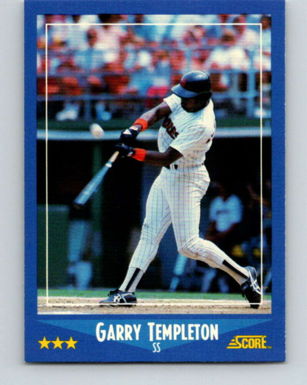  1990 Score Baseball #336 Garry Templeton San Diego