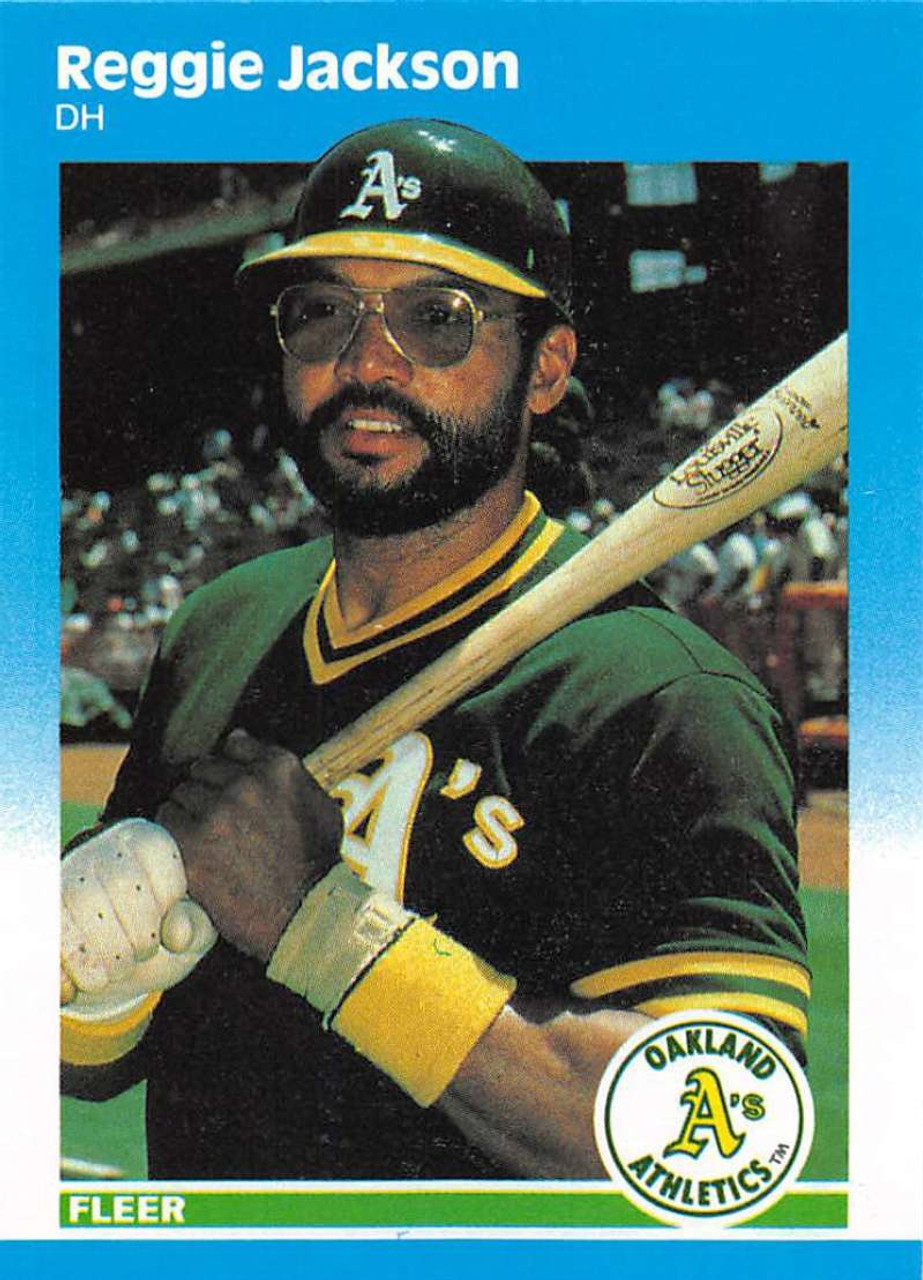 1987 DONRUSS Baseball Card Reggie Jackson OF California Angels