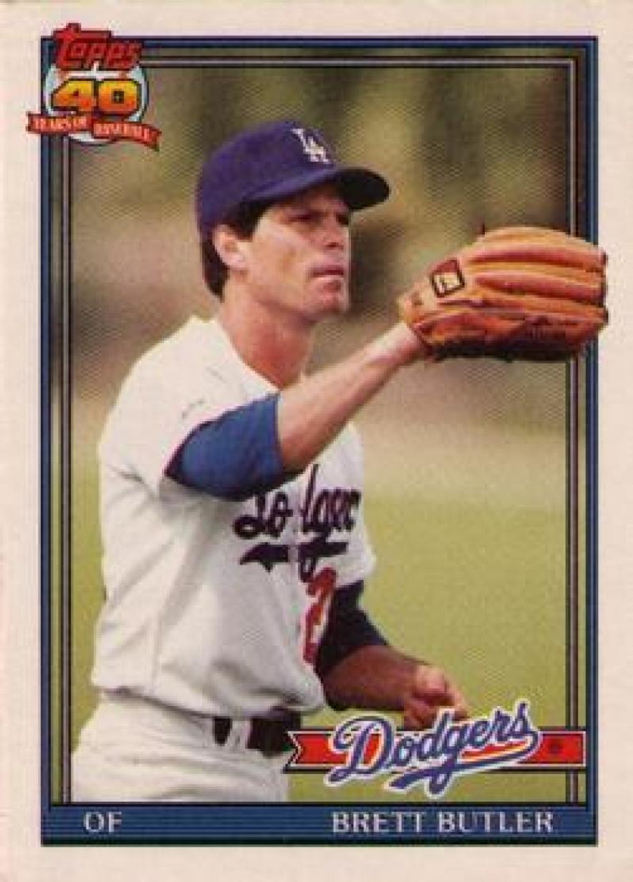 1991 Topps Traded #15T Brett Butler NM-MT Los Angeles Dodgers