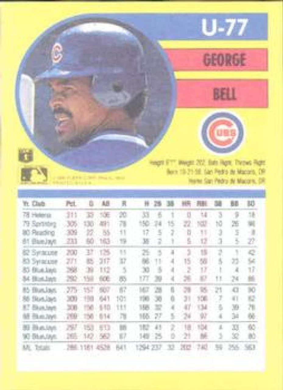 Bell, George / Chicago Cubs, Topps #8T