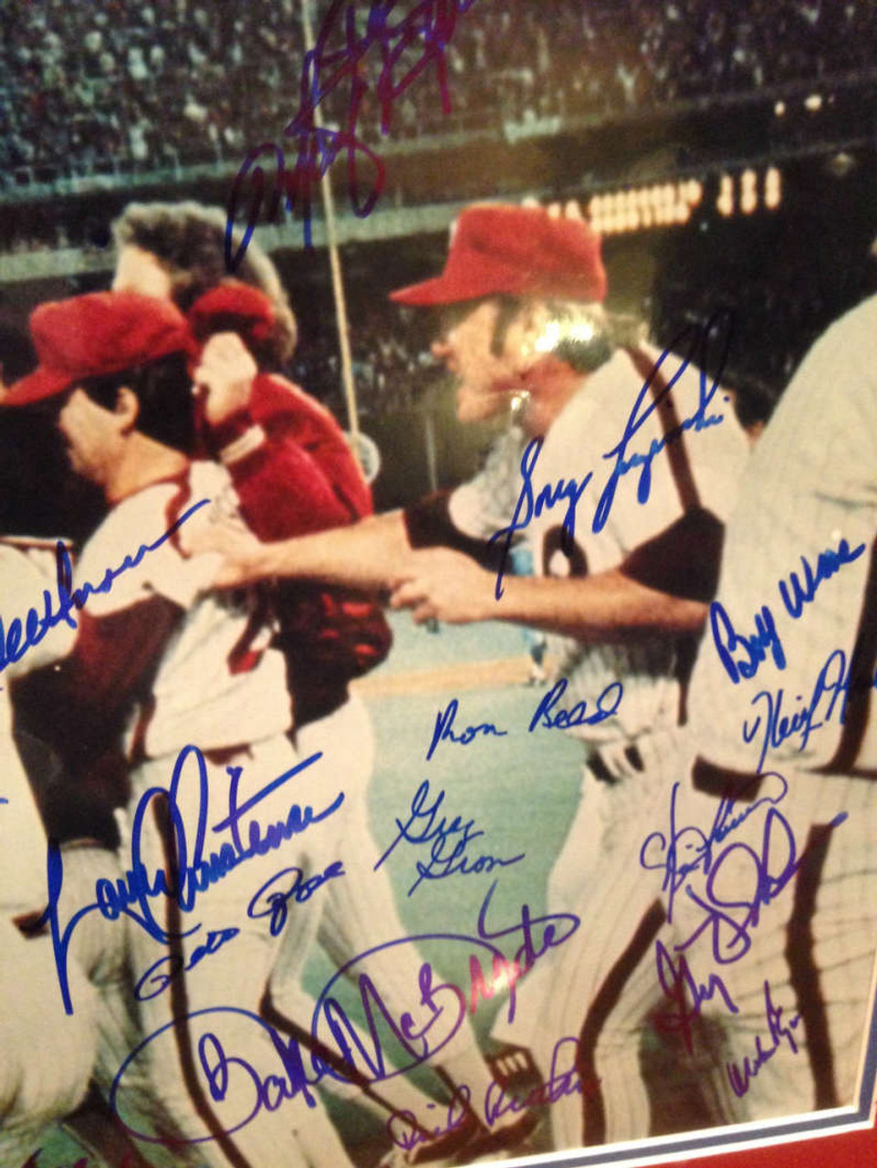 1980 Phillies World Series Celebration 16 x 20 signed by 31 Players and  Coaches - Under the Radar Sports