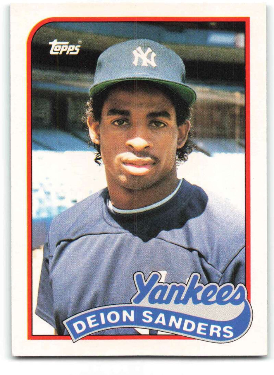 1989 Topps Traded #110T Deion Sanders NM-MT RC Rookie New York Yankees -  Under the Radar Sports