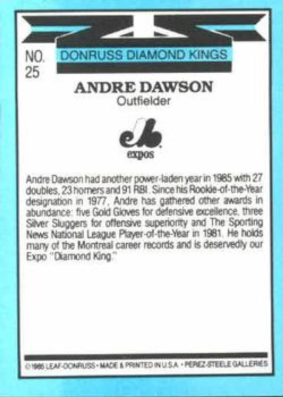 1981 Donruss #212 Andre Dawson NM-MT Montreal Expos - Under the Radar Sports