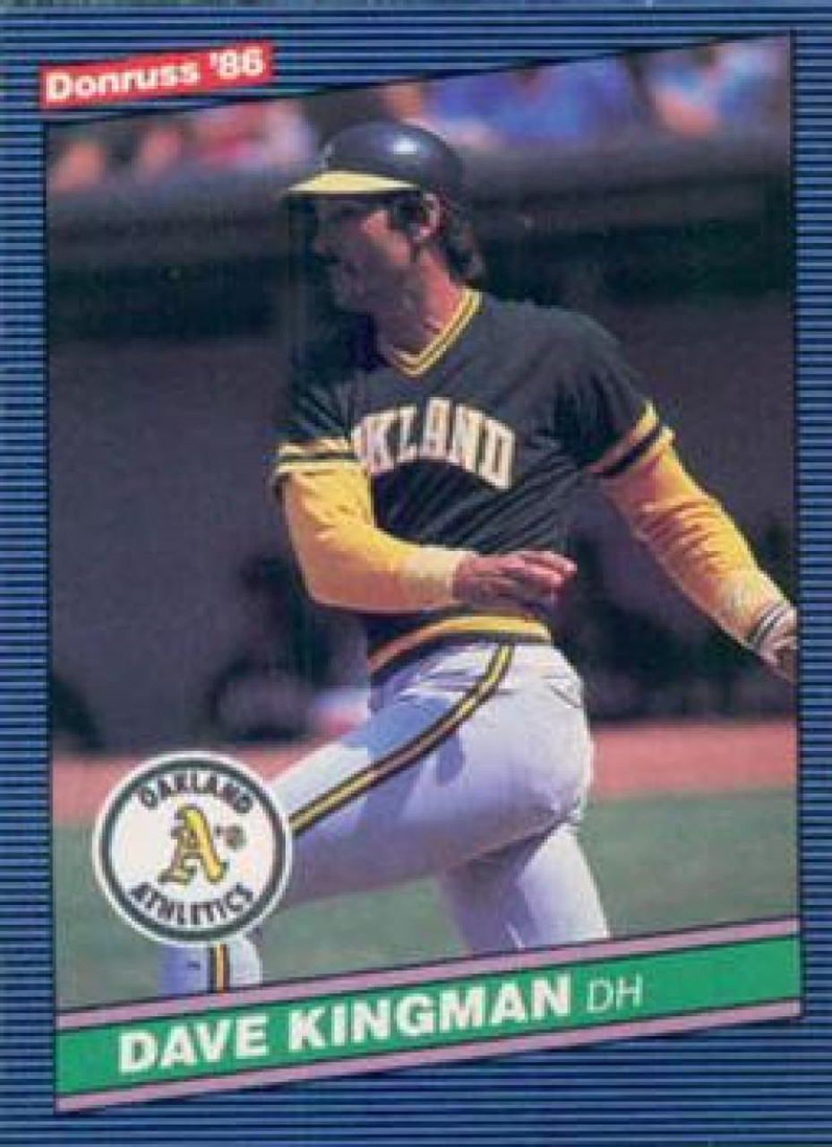  1987 Topps # 709 Dave Kingman Oakland Athletics