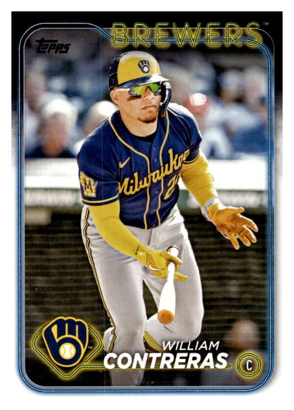 2024 Topps #61 William Contreras NM-MT Milwaukee Brewers - Under