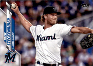 2020 Topps #600 Drew Steckenrider NM-MT Miami Marlins 