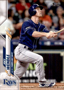 2020 Topps #618 Joey Wendle NM-MT Tampa Bay Rays 