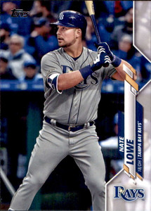 2020 Topps #626 Nate Lowe NM-MT Tampa Bay Rays 