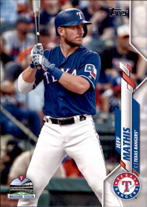 2020 Topps #645 Jeff Mathis NM-MT Texas Rangers 