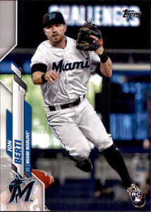 2020 Topps #693 Jon Berti NM-MT RC Rookie Miami Marlins 