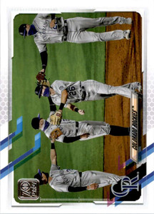 2021 Topps #73 Colorado Rockies VG 