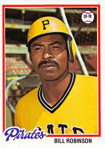 1978 Topps #455 Bill Robinson VG Pittsburgh Pirates 