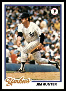 1978 Topps #460 Jim Hunter VG New York Yankees 