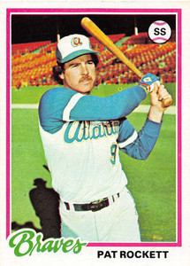 1978 Topps #502 Pat Rockett VG RC Rookie Atlanta Braves 