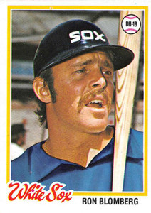 1978 Topps #506 Ron Blomberg VG Chicago White Sox 