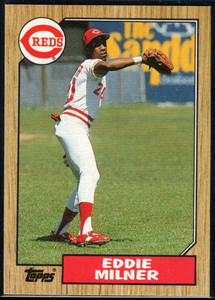 1987 Topps #253 Eddie Milner NM-MT Cincinnati Reds 