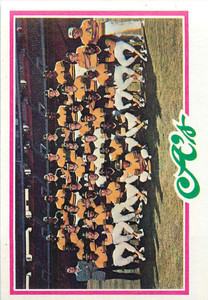 1978 Topps #577 A's Team VG Oakland Athletics 