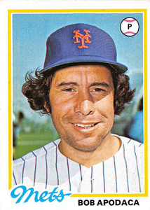 1978 Topps #592 Bob Apodaca VG New York Mets 