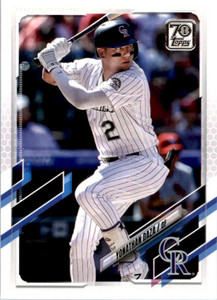 2021 Topps #33 Yonathan Daza VG Colorado Rockies 