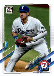 2021 Topps #63 Ronald Guzman VG Texas Rangers 