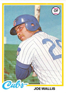 1978 Topps #614 Joe Wallis VG Chicago Cubs 