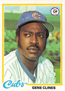 1978 Topps #639 Gene Clines VG Chicago Cubs 