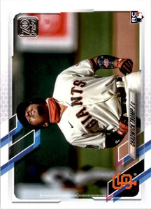 2021 Topps #221 Chadwick Tromp VG RC Rookie San Francisco Giants 