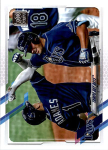 2021 Topps #222 Tampa Bay Rays VG 
