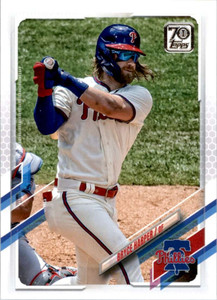 2021 Topps #250 Bryce Harper VG Philadelphia Phillies 