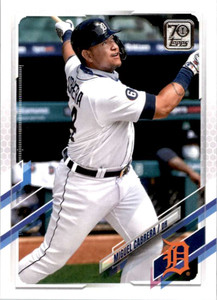 2021 Topps #291 Miguel Cabrera VG Detroit Tigers 