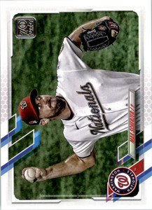 2021 Topps #325 Max Scherzer VG Washington Nationals 