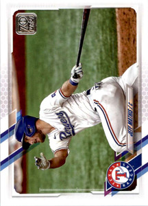 2021 Topps #348 Jeff Mathis VG Texas Rangers 