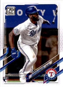 2021 Topps #358 Sherten Apostel VG RC Rookie Texas Rangers 