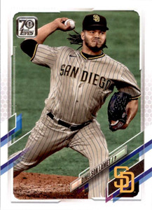 2021 Topps #418 Dinelson Lamet VG San Diego Padres 