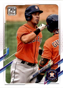 2021 Topps #434 Michael Brantley VG Houston Astros 