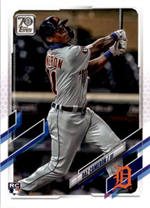 2021 Topps #441 Daz Cameron VG RC Rookie Detroit Tigers 