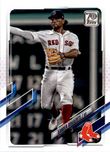 2021 Topps #476 Xander Bogaerts VG Boston Red Sox 