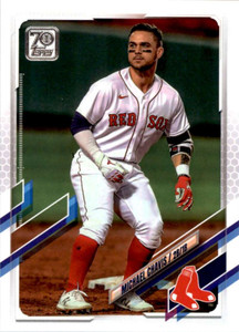 2021 Topps #491 Michael Chavis VG Boston Red Sox 
