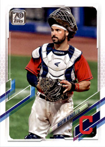 SOLD 155090 2021 Topps #572 Austin Hedges VG Cleveland Indians 