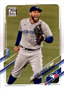 2021 Topps #633 George Springer VG Toronto Blue Jays 