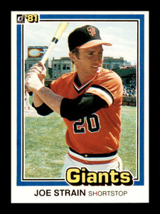 1981 Donruss #73 Joe Strain NM-MT San Francisco Giants 