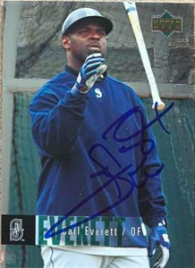Carl Everett Autographed 2006 Upper Deck Special F/X #797