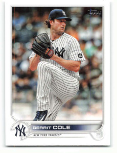 SOLD 155363 2022 Topps #35 Gerrit Cole NM-MT New York Yankees 