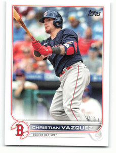 2022 Topps #63 Christian Vazquez NM-MT Boston Red Sox 