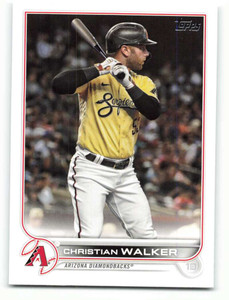 2022 Topps #75 Christian Walker NM-MT Arizona Diamondbacks 