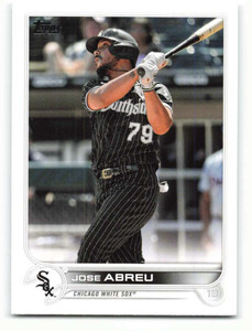 2022 Topps #84 Jose Abreu NM-MT Chicago White Sox 